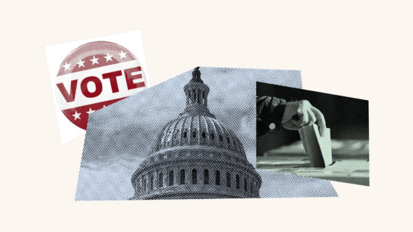 Collage of voting rights images