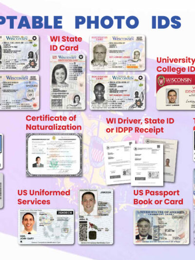 Acceptable photo IDs for voting in Wisconsin