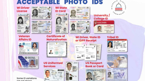 Acceptable photo IDs for voting in Wisconsin