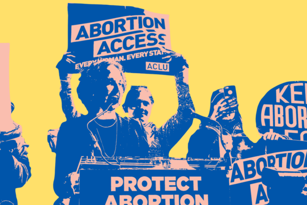 Image of pro-choice protest