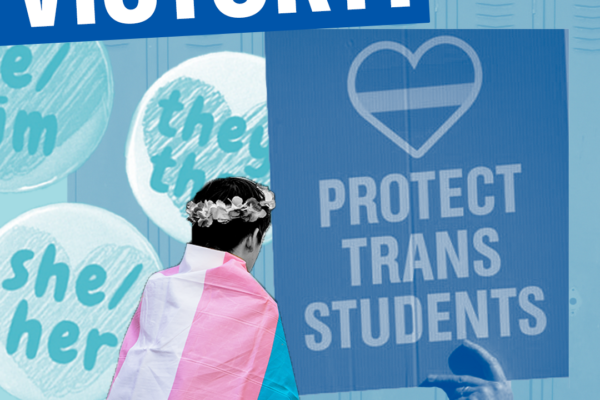 Protect trans students collage