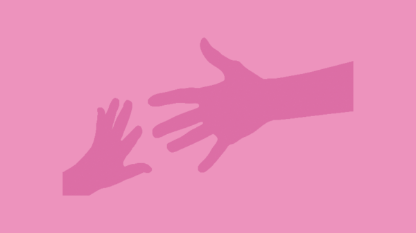 mother's hand separated from child's hand