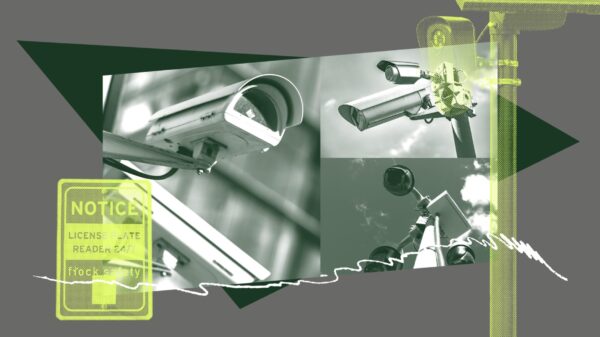 Collage of surveillance cameras
