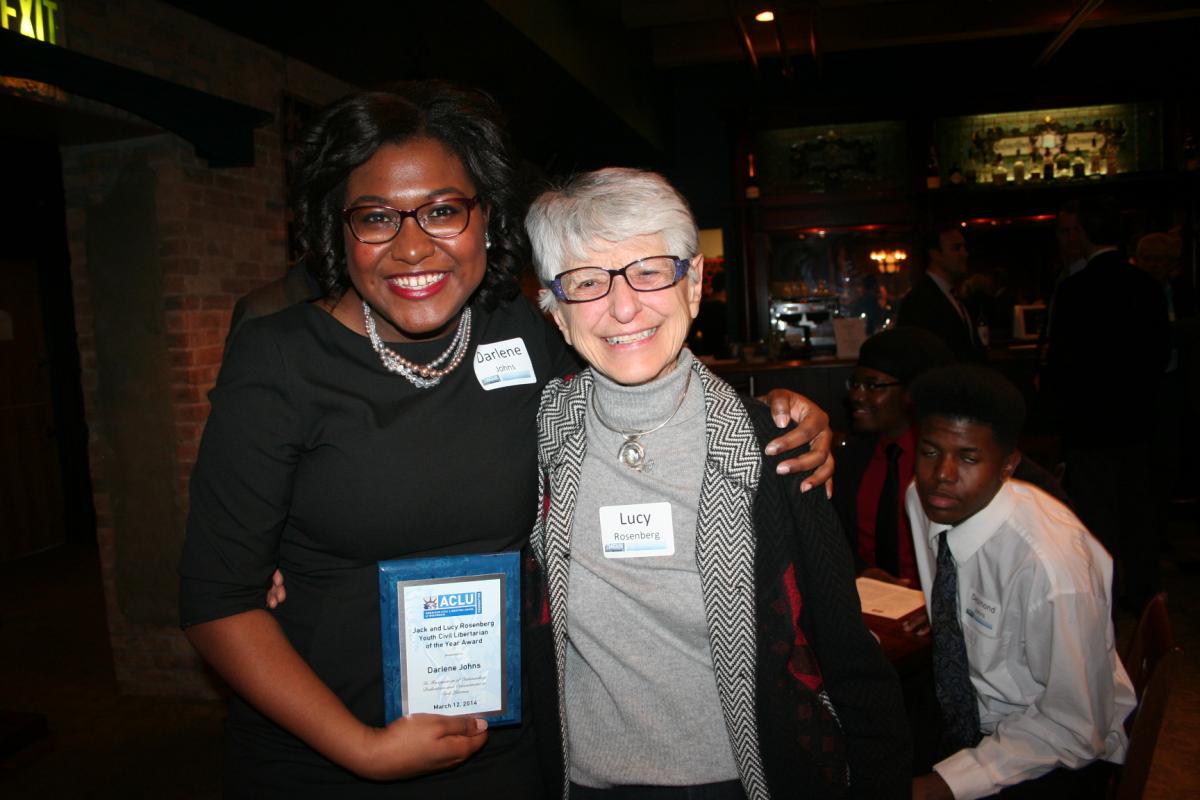 Darlene Johns with Lucy Rosenberg