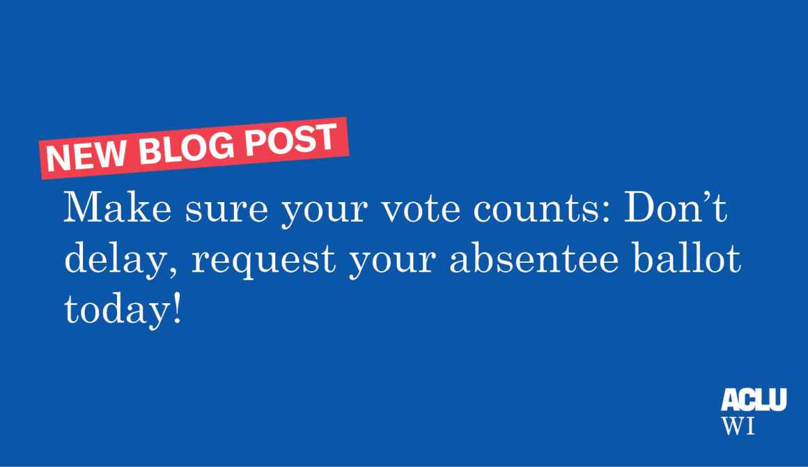 Absentee ballot blog