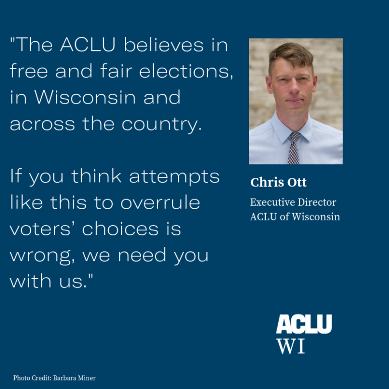 ACLU statement on Gov Walker's attack on democracy