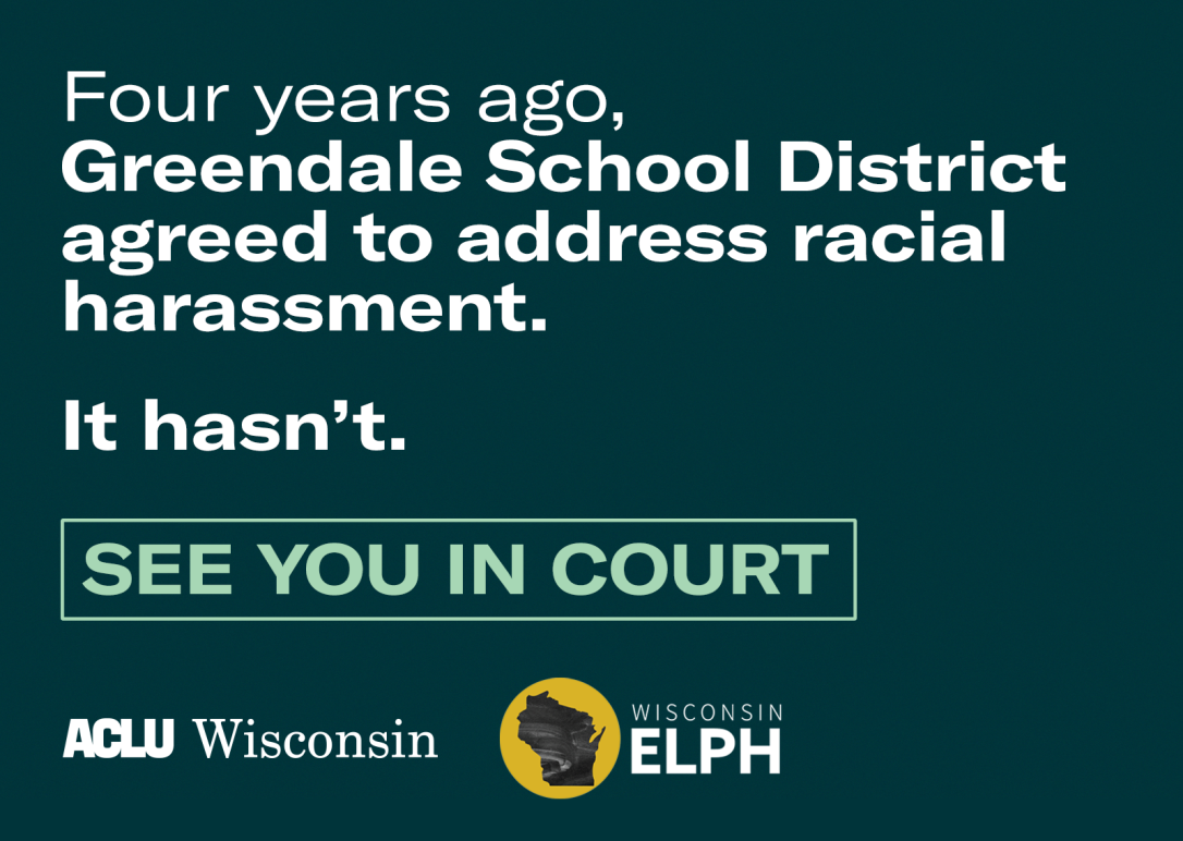Greendale School District hasn't addressed racial harassment: See you in court
