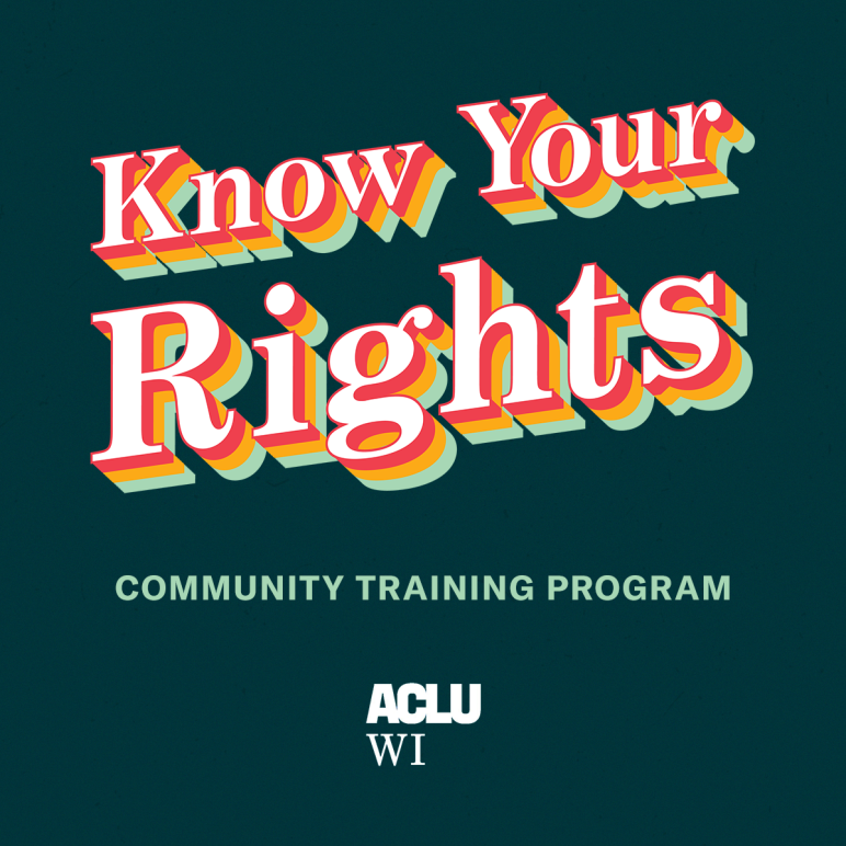 Know Your Rights community training program