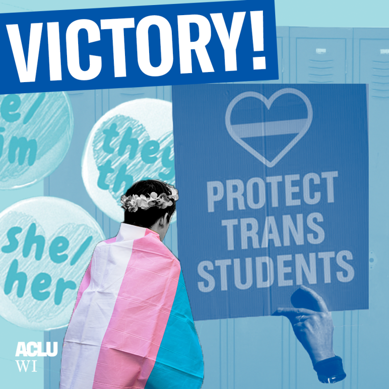 Protect trans students collage