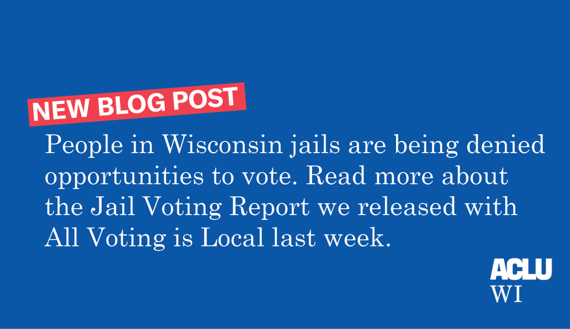 Jail Voting Report Blog Post