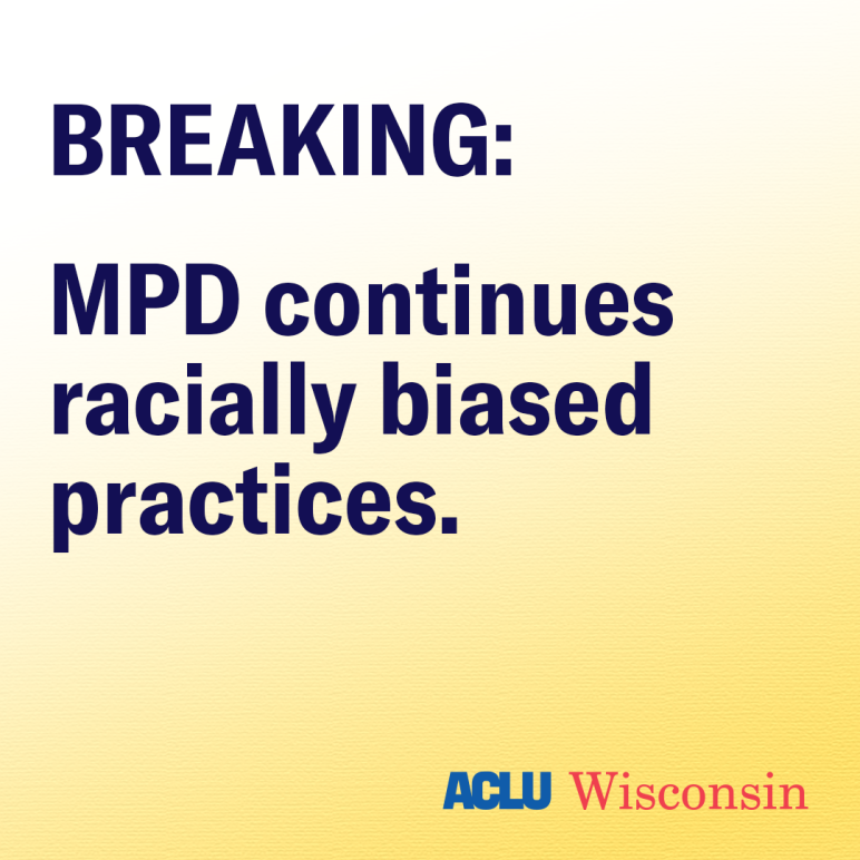 MPD continues racially biased practices