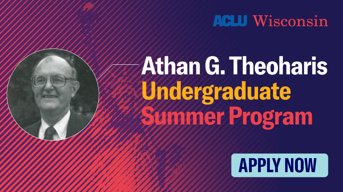 "Athan G. Theoaris Undergraduate Summer Program. Apply Now" 