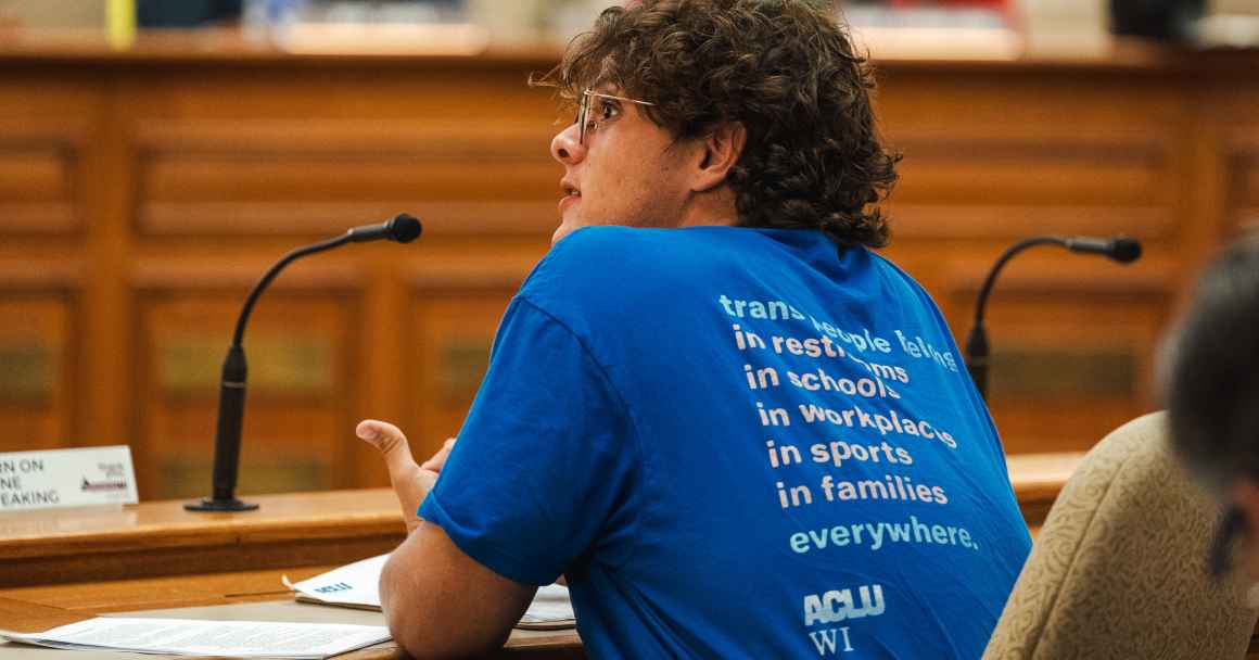 James Stein testifies for trans youth