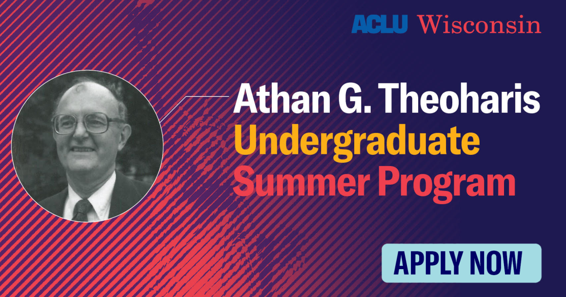 "Athan G. Theoaris Undergraduate Summer Program. Apply Now" 