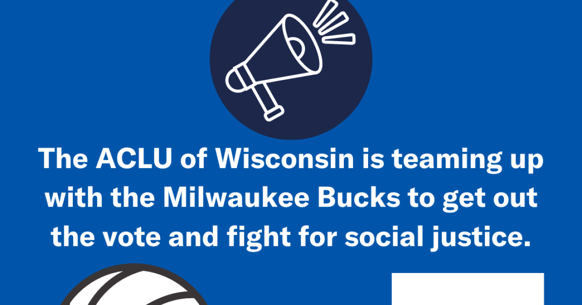 Aclu Of Wisconsin Teams Up With Milwaukee Bucks To Increase Voting Participation Civic Engagement In Wisconsin Aclu Of Wisconsin