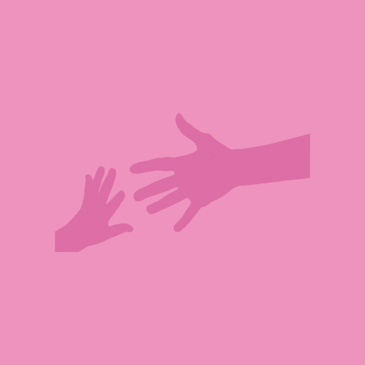 mother's hand separated from child's hand