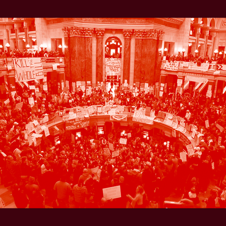 Act 10 protest