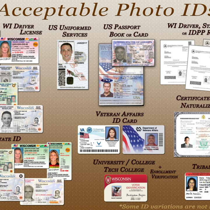 Acceptable Photo IDs