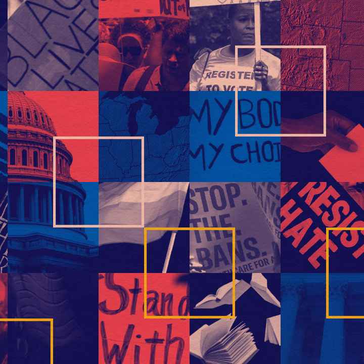 Collage ACLU banner